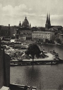 Berlin: Blick über die Spree zum Mühlendamm von Sasha Stone
