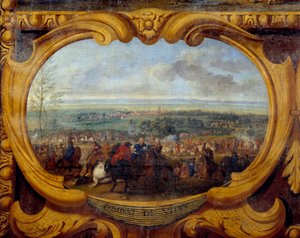 Die Taten von Louis II. von Bourbon, Prinz von Condé (Grand Condé) (1621-1686), Schlacht von Vitry (Detail) von Sauveur Le Conte