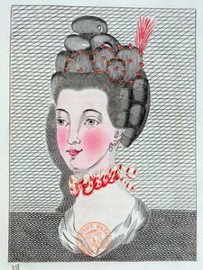 Die Kunst des Friseurhandwerks in Paris, 1767