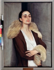 Porträt von Melita Tchalokashvili, 20. Jahrhundert von Savelij Abramovich Sorin