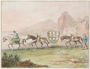 Reise im Sänftestuhl