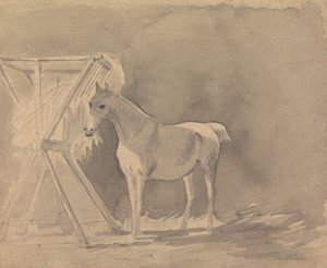 Ein Pferd beim Grasen von Sawrey Gilpin