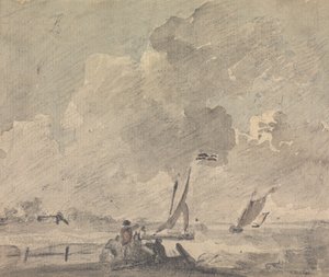 Beobachtung von Segelbooten vom Ufer aus