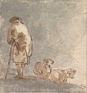 Schäfer mit Schafen von Sawrey Gilpin