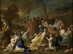 Moses und die eherne Schlange, 1653-1654