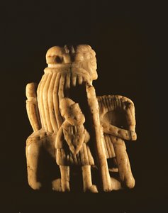 Springer-Schachfigur von Scandinavian School