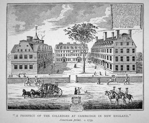 Harvard College, Cambridge, Massachusetts ca.1739 von School American