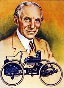 Henry Ford und sein erstes Auto von 1896