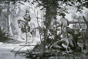 Die Gefangennahme von Major John Andre von School American