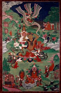 Episode aus dem Leben Buddhas: Haarschnitt von School Asian