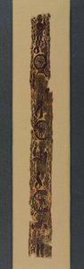 Ornamentales Schulterband von einer Tunika, 600-650 von School Byzantine