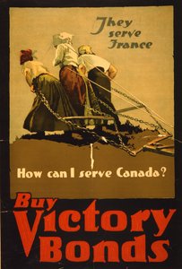 Sie dienen Frankreich, wie kann ich Kanada dienen? Kaufen Sie Victory Bonds von School Canadian