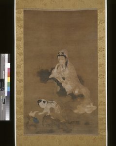 Avalokitesvara (Guanyin) auf Lotus
