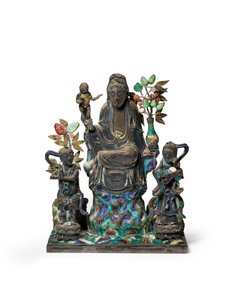 Buddhistische Figurengruppe von School Chinese