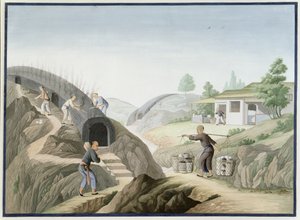 Porzellanherstellung: Brennen des Drachenofens von School Chinese