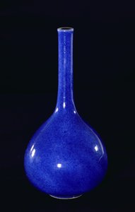 Puderblaue Vase, Qing-Dynastie (1644-1912)