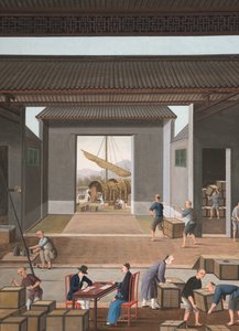 Teeproduktion, ca. 1820 von School Chinese