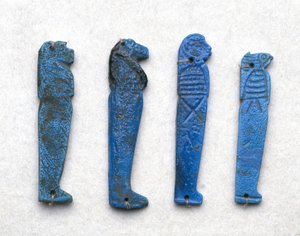 Amulett eines Sohnes des Horus, griechisch-römische Zeit, 332 v. Chr.-395 n. Chr. von School Egyptian