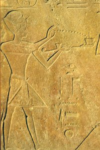 Altes Ägypten, Wandrelief, Karnak/Luxor, Hatschepsut bietet Weihrauch an von School Egyptian