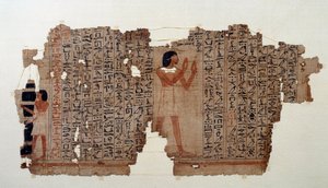 Ägyptische Antike: Auszug aus einem Totenbuch von School Egyptian