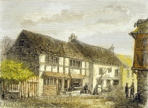 Geburtsort von William Shakespeare (Farbstich)