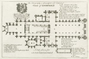 Lichfield Kathedrale - Grundriss
