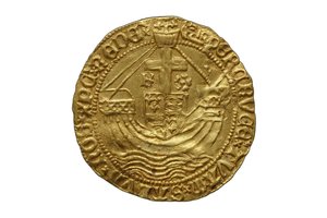 Tudor-Münze aus dem Asthall-Hort