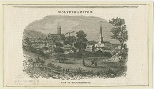 Wolverhampton - Fernansicht [von der Penn Road] von School English