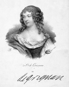 Françoise Marguerite de Sévigné, Gräfin von Grignan (1648-1705), Tochter von Marie de Rabutin-Chantal (Rabutin Chantal), Marquise von Sévigné genannt Madame de Sévigné (1626-1696)