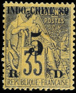 Briefmarke von Französisch-Indochina