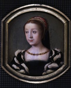 Renée von Frankreich (1510-1575), Herzogin von Chartres und Montargis, dann Ferrara, jüngste Tochter von Ludwig XII. und Anne von Bretagne. Kopie von M. Juilleau