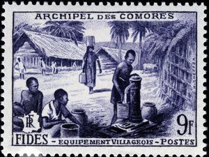 Briefmarke von Komoren von School French
