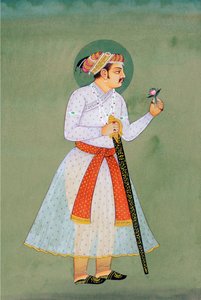 Miniaturmalerei des Mogulkaisers Jahangir von School Indian