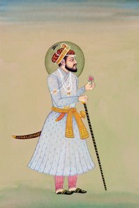 Miniaturmalerei des Mogulkaisers Shah Jahan