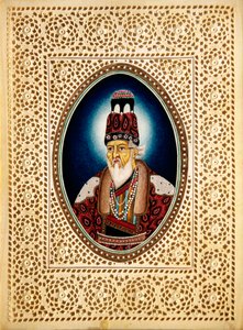 Malerei des Mogulkaisers Shah Jahan auf Elfenbein