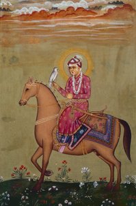 Porträt von Kaiser Jahangir (1569-1627)