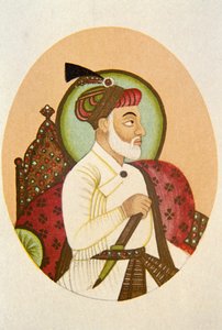Porträt von Mogulkaiser Bahadur Shah, Indien von School Indian
