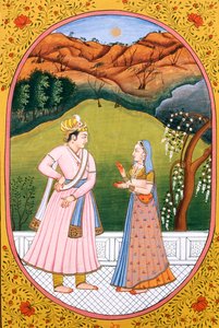 Jahreskalenderbild & Malerei für einen hinduistischen Monat Jeth, Indien
