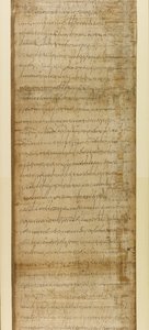 Kaufurkunde aus Ravenna, 3. Juni 572 (Papyrus)