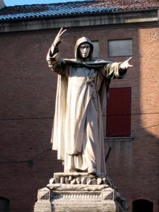 Statue von Girolamo Savonarola von School Italian