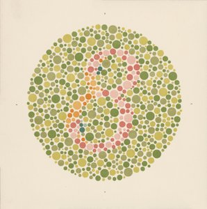 Ishihara-Farbtest zur Erkennung von Farbenblindheit