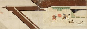 Illustrierte Erzählung der Heiji-Rebellion (1159-1160) (Kaiserlicher Besuch in Rokuhara)