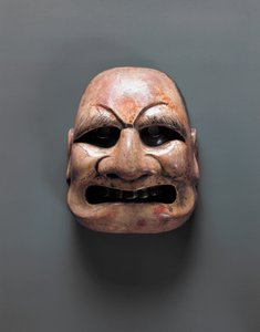 Theatermaske, Asuka- und Nara-Periode (552-794)
