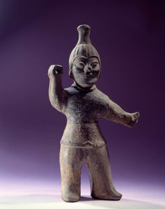 Koreanische Kunst: Figur eines Exorzisten. Zeit der Drei Königreiche (57 v. Chr.-668 n. Chr.) Paris, Cernuschi Museum