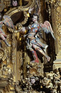Detail der Churrigueresken-Dekoration