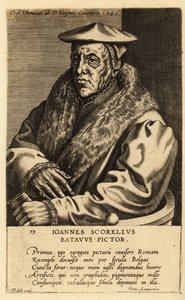 Porträt von Jan van Scorel, niederländischer Maler