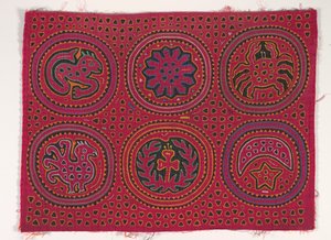 Hemdtafel (Mola), Kuna-Volk, San-Blas-Inseln, ca. 1950er von School Panamanian