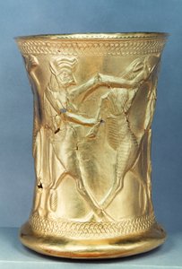 Vase mit mythologischen Kreaturen, Persisch