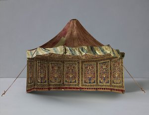 Königszelt für Muhammad Shah (regierte 1834-48) von School Qajar