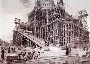 Bau der Kirche des Winterpalastes (St. Petersburg)